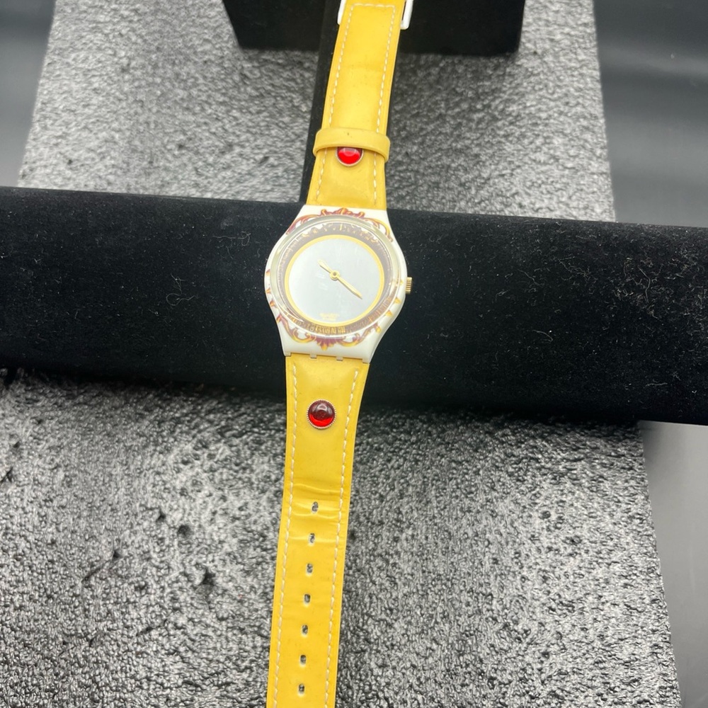SWATCH GENT - Mirror on the Wrist - GW125 - 1999 - Leather Strap
